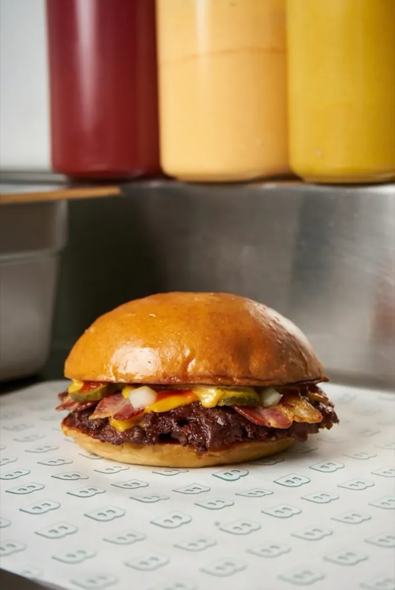 Bacon Smash de Blast con tocino crocante